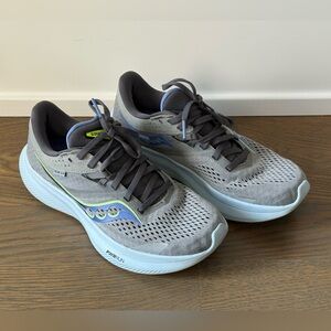 Saucony Ride 16 Running Shoes Gray S10830-15 Women's US Size 7 Athletic Sneakers